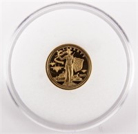 Coin Gold 1/10th Ounce $5 Tribute Coin .999 Gold