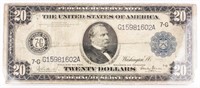 Coin 1914 $20 Federal Reserve Note in Fine