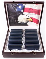 Coin Large Statehood Quarter Set in Wooden Box!