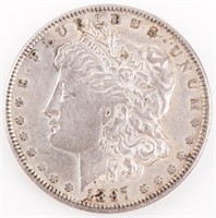 Coin 1897-O Morgan Silver Dollar Choice Almost Unc