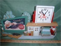 Coca Cola Route 66 Nostalgia Clock