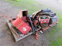 (2) Pallets of Misc. Sweeper Parts & More