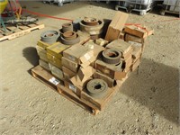 Large Lot of Assorted Pulleys & Belt Sheaves