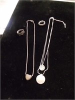 Sterling Necklaces & Rings