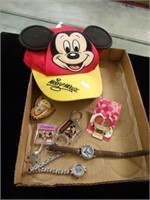 Disney Costume Lot W/Mickey Hat, Watches & more
