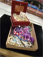 Costume Jewelry Including many Bead Necklaces