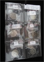 6 pcs Assorted CAD Nickels 1927/28/46/47/49/50