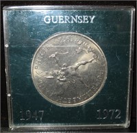 1947 - 1972 UK Guernsey Commem. Coin UK