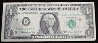 1974 USD $1 Banknote Green Seal