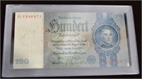 1935 100 Reichsmark German Banknote