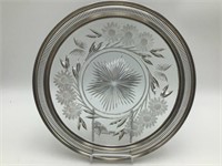Mount Washington glass serving plate