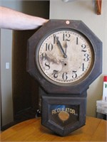 Antique Sessions Regulator Clock