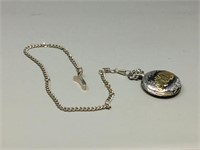 Hunter case pocket watch w/ 18 wheeler