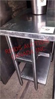 Stainless steel table