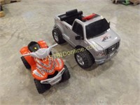 2 TOY BATTERY OPERATED RIDE-ON VEHICLES