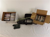 2 DVD PLAYERS, BLU-RAY DISCS, 53 DVD'S