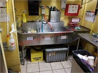 Triple Pot Sink and Grease Trap