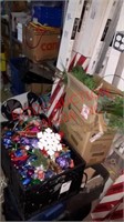 Pile with decorations hockey equipment home decor