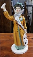 ROYALL DOULTON VOTES FOR WOMEN LARGE FIGURINE