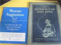 1925 The Metropolitan Cook Book & 1943 Wartime