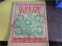1952 Turkish Recipes Book-Ankara, Turkey
