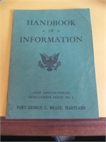 1944 Handbook of Info Army Ground Forces