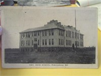 Vtg. New High School , Federalsburg, Md.Postcard