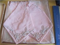 Vtg. Hand Embroidery Handkerchiefs Made in