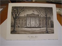 Vintage White House Christmas Card