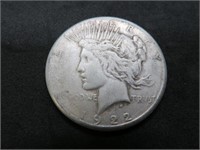 1922 S Peace Dollar