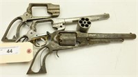 Lot #44 - 3 Blackpowder Handgun Frames