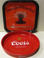 Coors Tray & Vintage Hook Norton Beers Tray