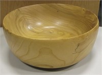 Hand Crafted Wood Bowl - 9.5" Diameter