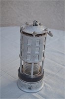 Vintage Koehler Mine Safety Lamp - 9.5" Tall