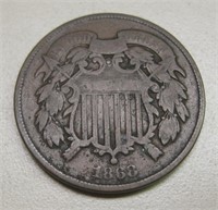 1868 Two-Cent Piece - Philadelphia Minted
