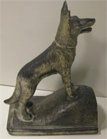 Vintage German Shepherd Dog Statue - Marked Japan