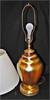 SIGNED DURAND VASE, MADE INTO A LAMP