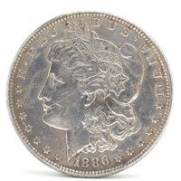 1886-P Morgan Silver Dollar - XF