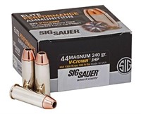 (20rds) Sig Sauer 44mag V-Crown JHP 240gr Ammo