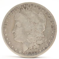 1885-S Morgan Silver Dollar - F