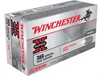 (50rds) Winchester 38 special 158gr Ammo