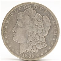 1885-O Morgan Silver Dollar - F