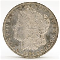 1884-O Morgan Silver Dollar-BU w/Display Case