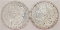 (2) 1921-D MORGAN Silver Dollars - BU