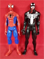 Spiderman & Venom Action Figures