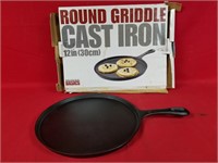 12 Inch Tools of the Trade Cast Iron Griddle