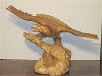 Neat Carved Wooden Eagle