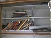 Shelf of 30+ Picture Frames, All Sizes