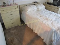 Blonde Oak Full Size Bedroom Set