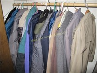 Shelf Assorted Men’s Coats and Jackets